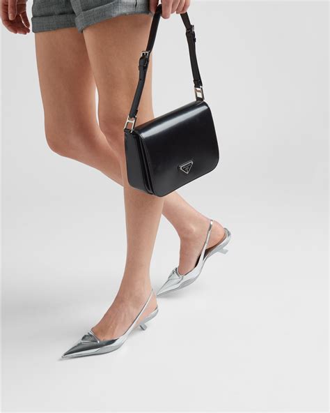 prada slingback heels silver|Prada slingback shoes 2020.